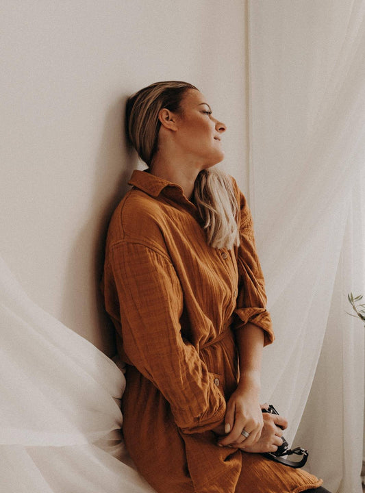 Košilové šaty z bio mušelínu