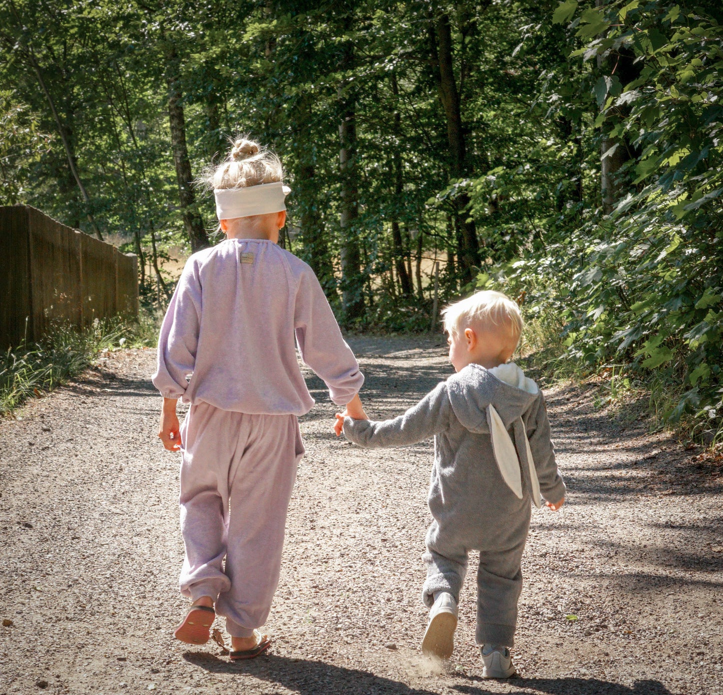 Terry tepláky - lila