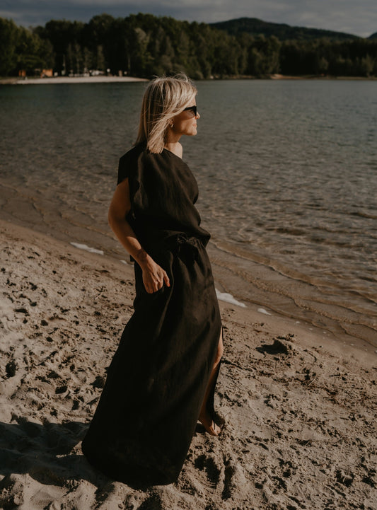 Top + maxi sukně z bio konopí