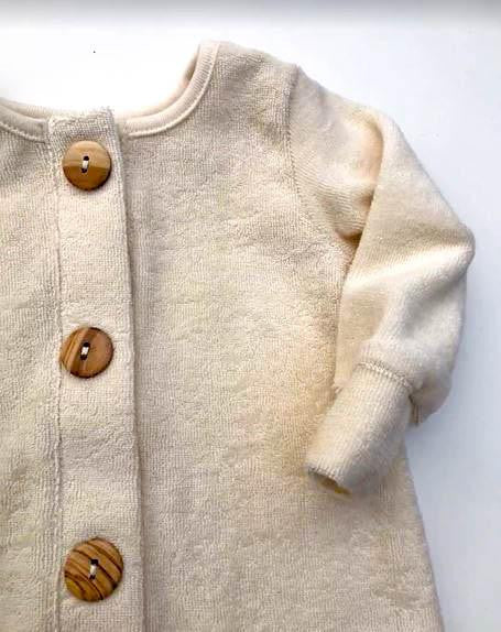 ARLO terry bavlněný overal s knoflíky - BOXXkids CZ