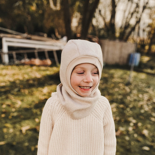 Fleecová kukla s ušima i bez