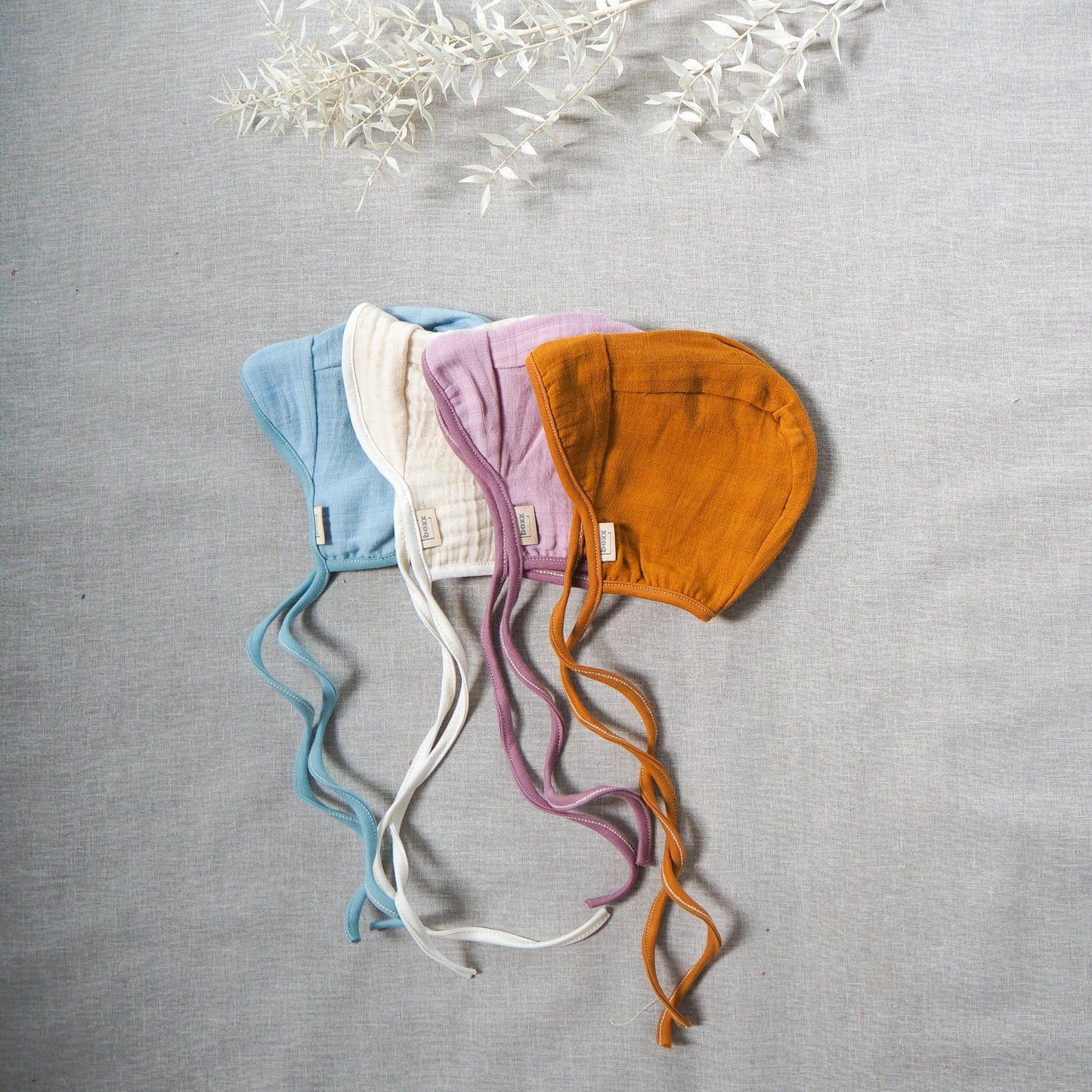 Mušelínová bonetka-nové barvy