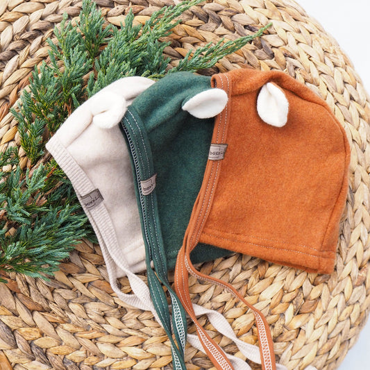 Fleecová čepice - bonetka s ušima i bez uší