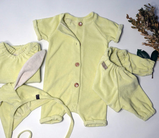 LEVI terry overal - mellow yellow