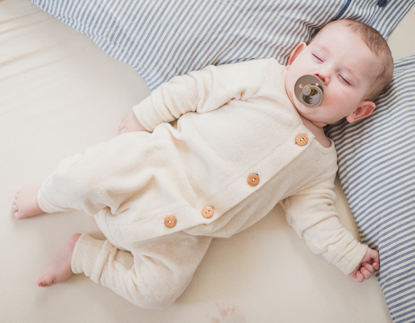 ARLO terry bavlněný overal s knoflíky - BOXXkids CZ